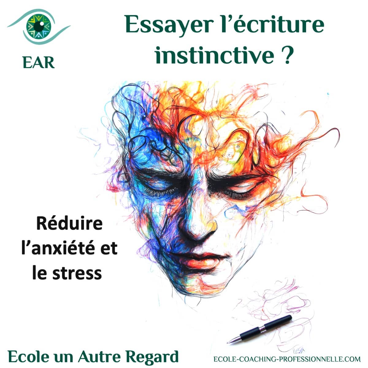 essayer l'écriture instinctive. ou Évoluer : Le coach intégratif vous aide à définir et à atteindre vos objectifs.