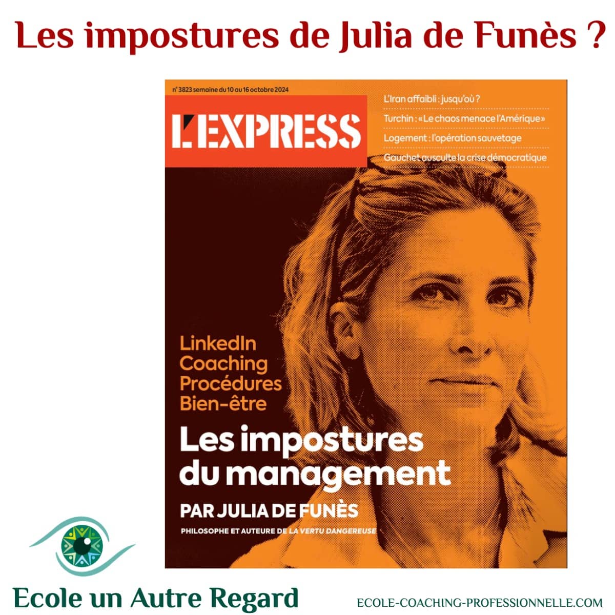 LES IMPOSTURES de Julia de Funès