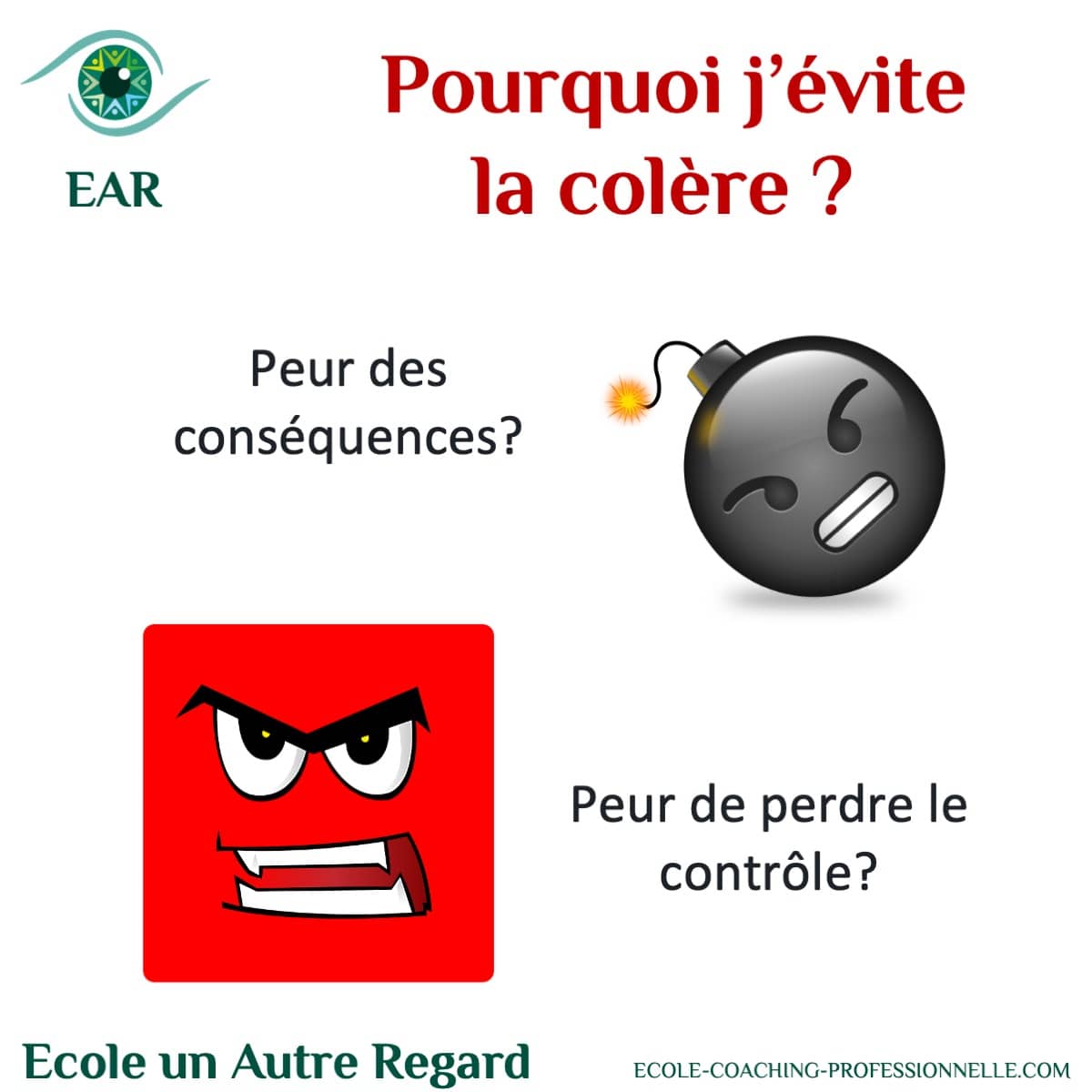 Pourquoi j’évite la colère ?