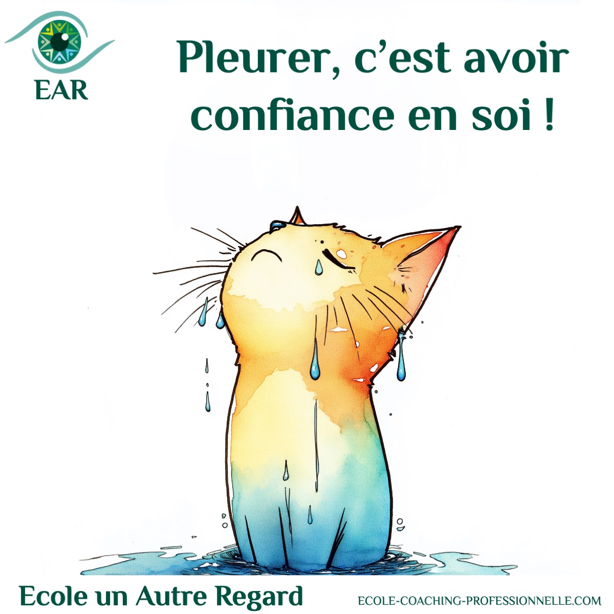 Pleurer, c’est avoir confiance en soi !