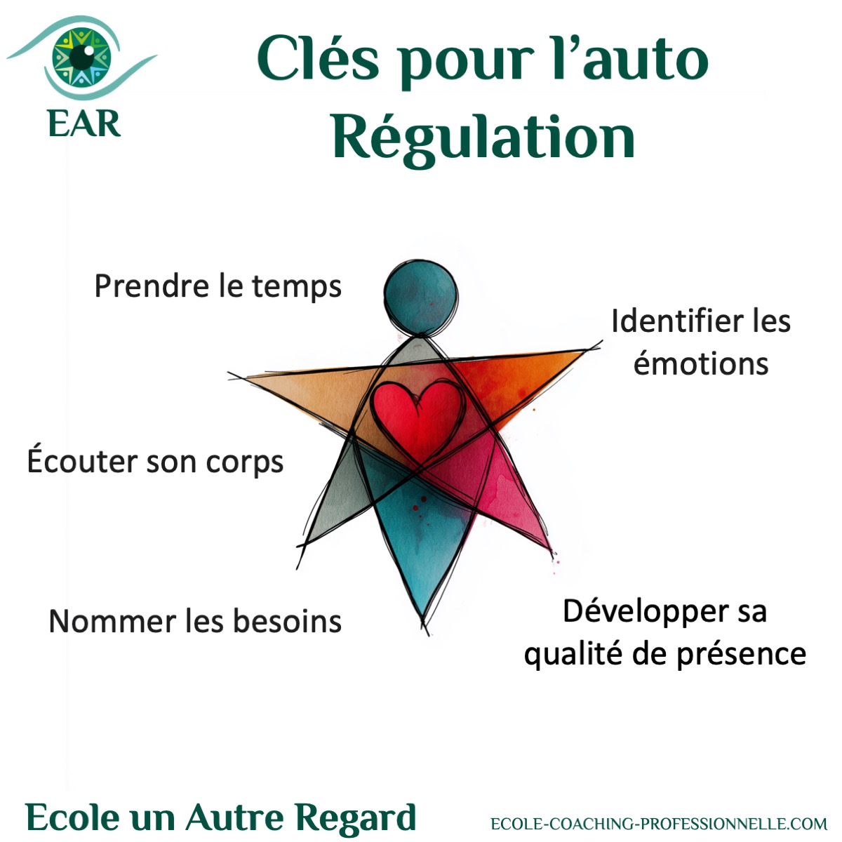 L’auto-régulation émotionnelle c’est possible ?  EAR ecole de coaching intégratif C5 Paris 