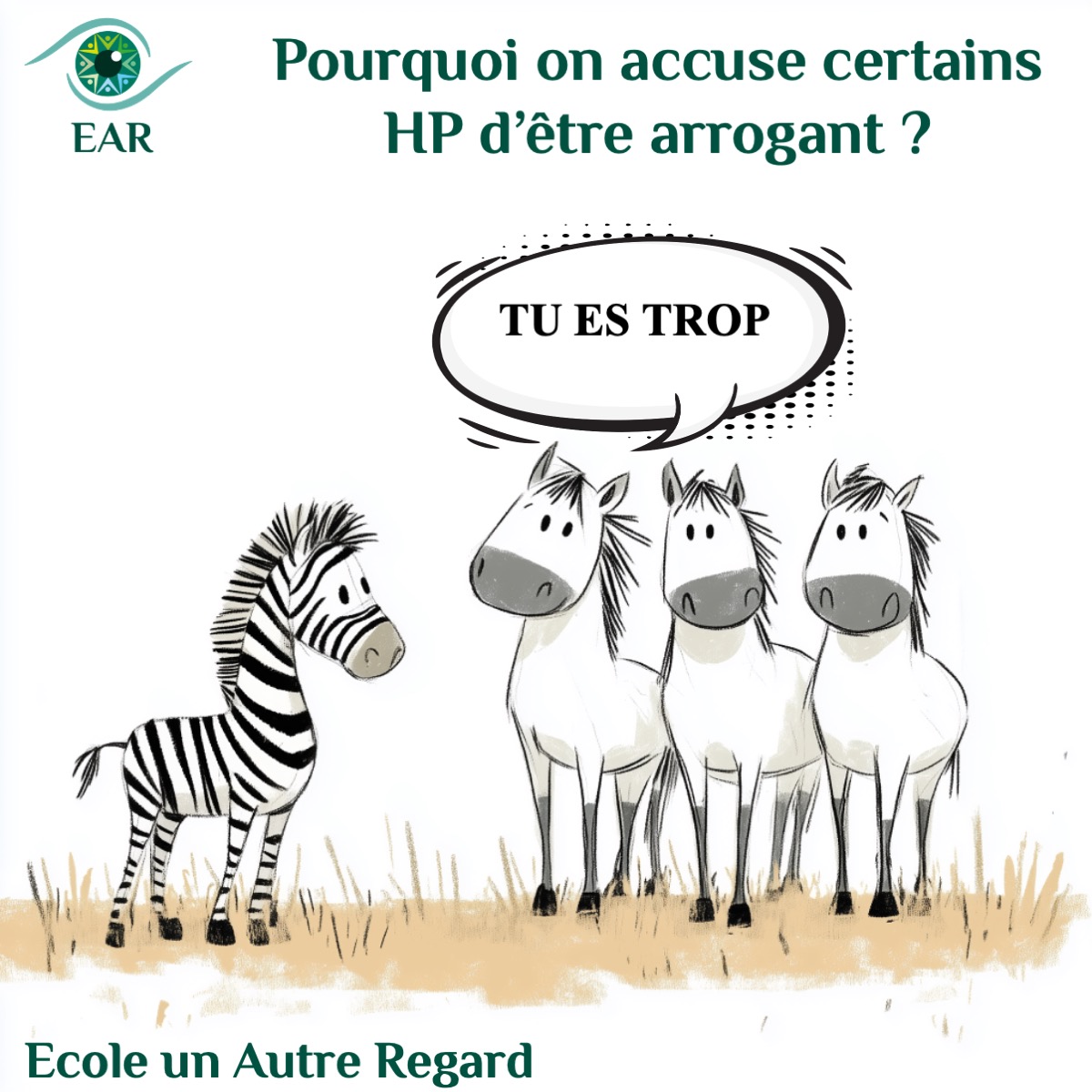 Combien de HPI se rabaissent en public, juste pour ne pas paraître trop ?