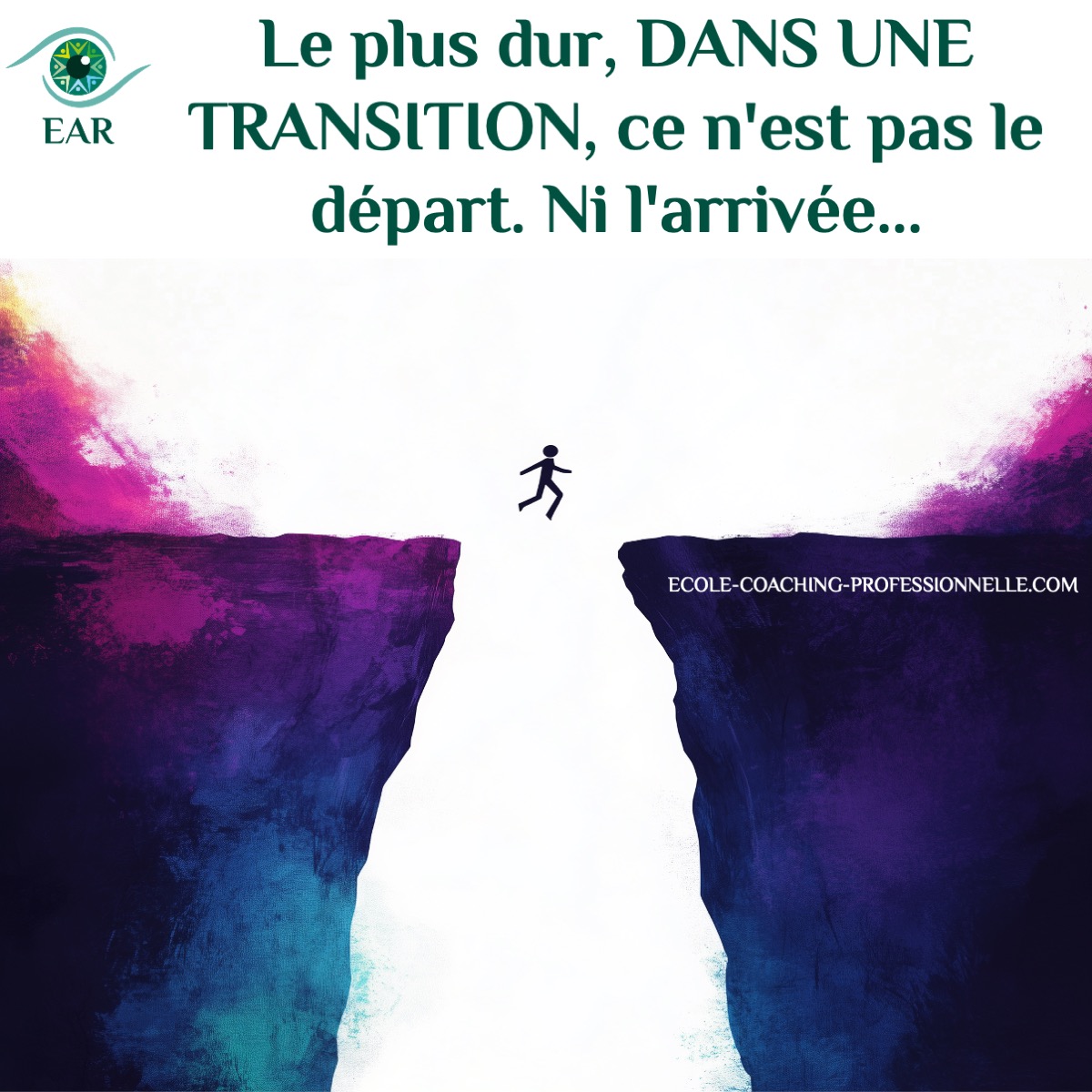 Le plus dur dans une transition…