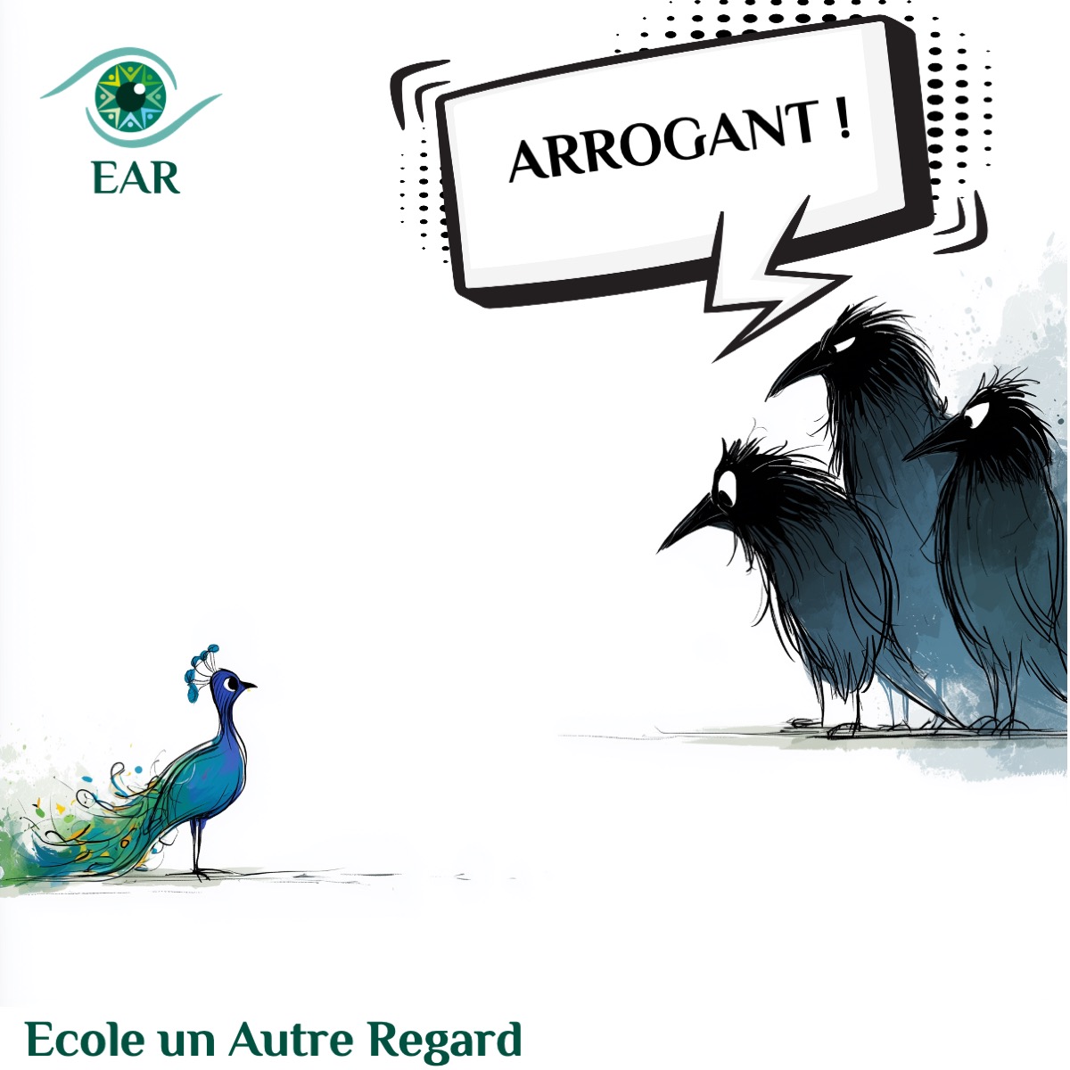 arrogant, parle surtout l&rsquo;inconfort de celui qui le prononce