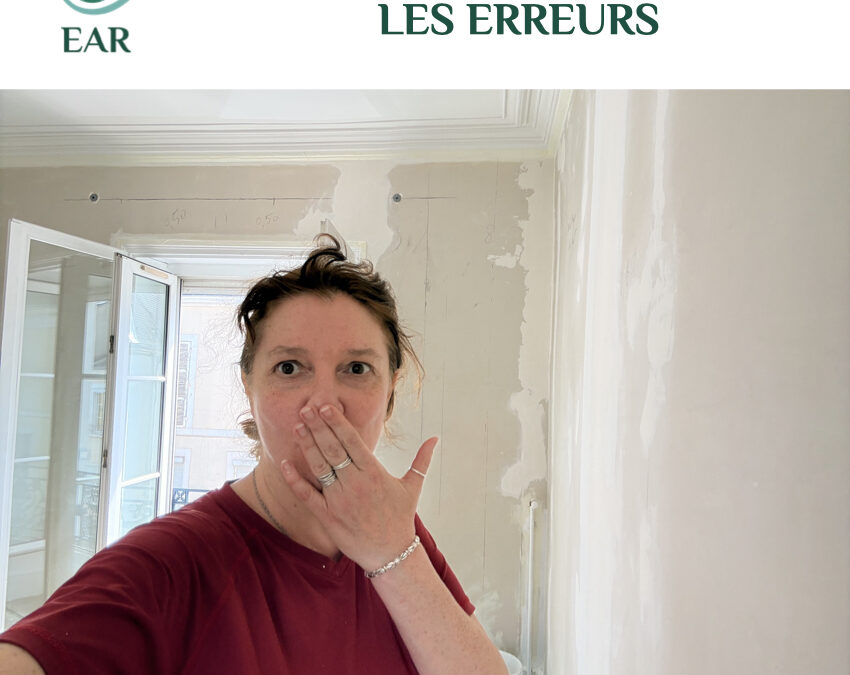Admettre l&rsquo;erreur