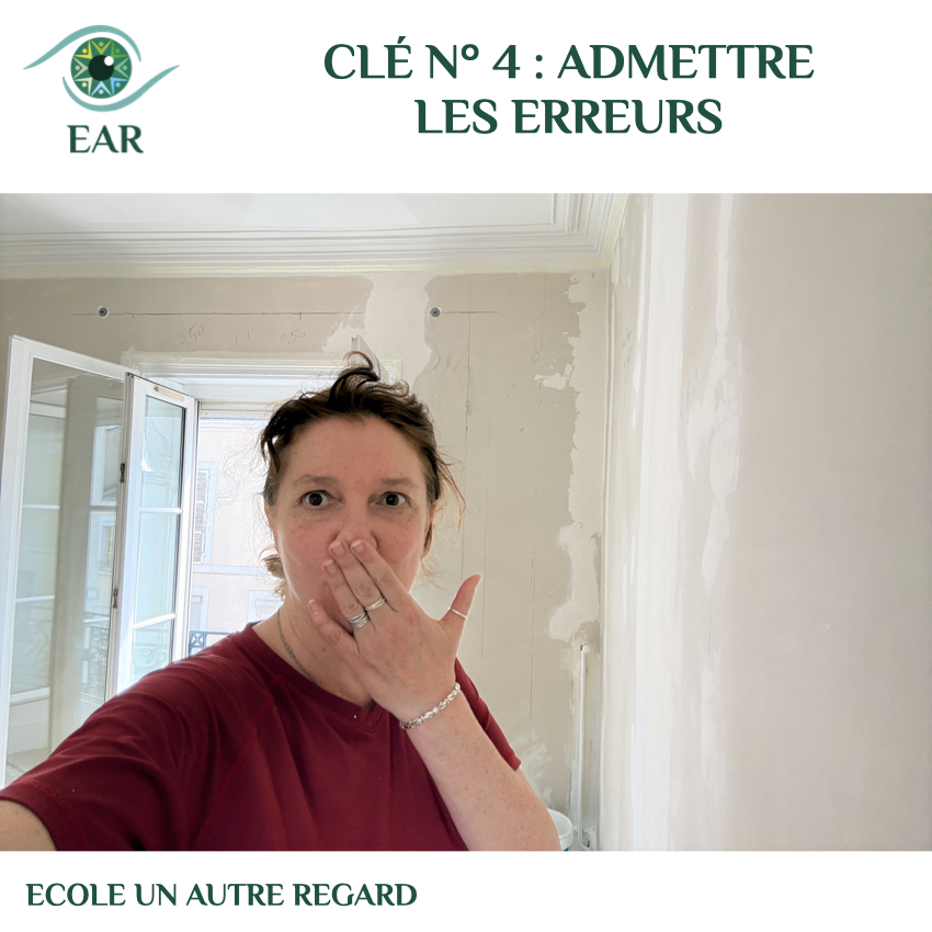 Admettre l'erreur